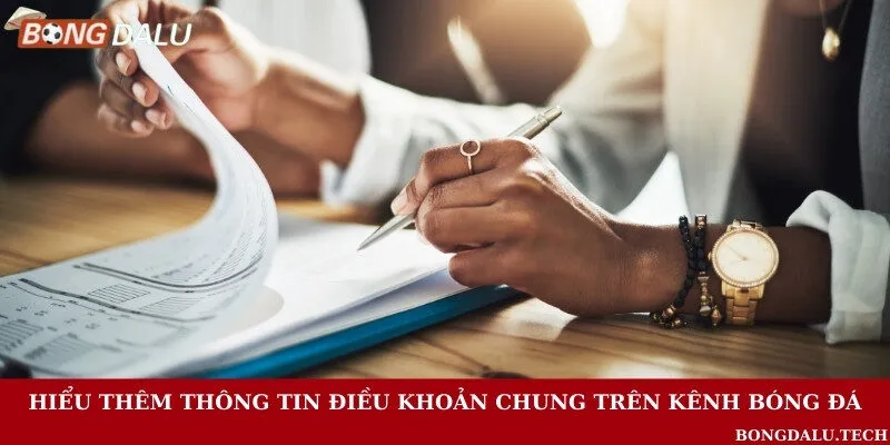 Tìm hiểu về các quy định sử dụng dịch vụ chung trên hệ thống kênh bóng đá